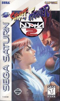 Street Fighter Alpha 2 Sega Saturn  box art